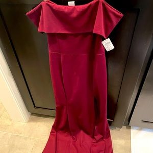 Windsor off should brand new formal - wine color